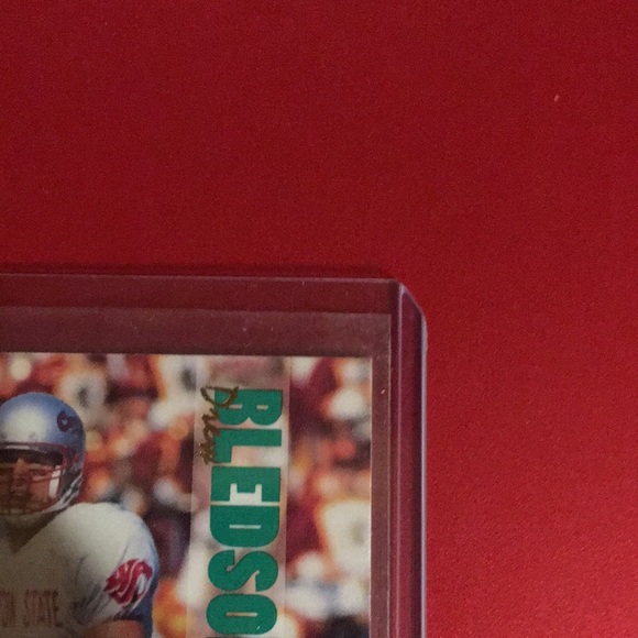 Drew Bledsoe autographed card - Picture 6 of 7